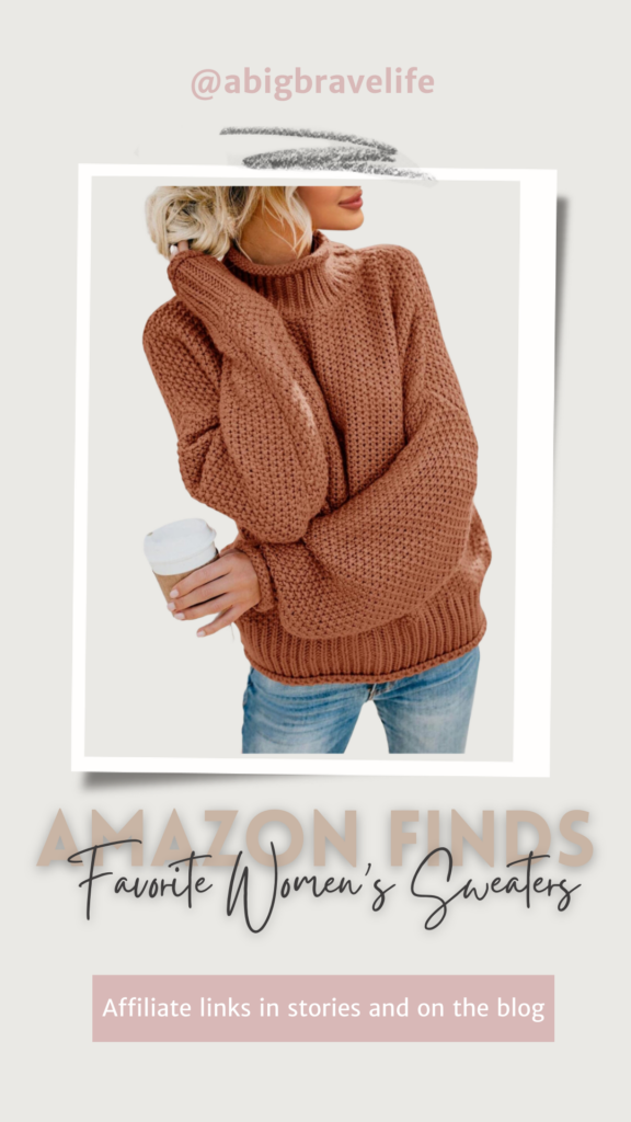 perfect women's fall sweater from Amazon