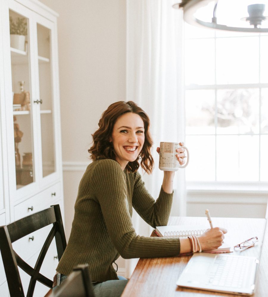 Female entrepreneur working Female entrepreneur working